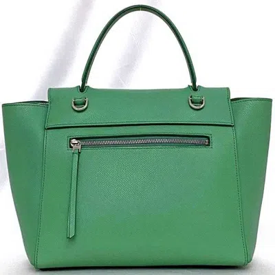 Pre-owned Celine Green Leather Handbag Shoulder Bag ()