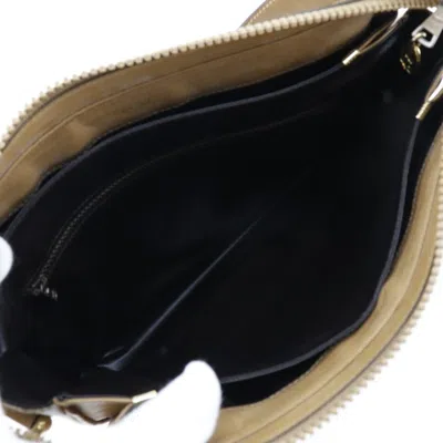 Pre-owned Celine Macadam Beige Pvc Shoulder Bag ()