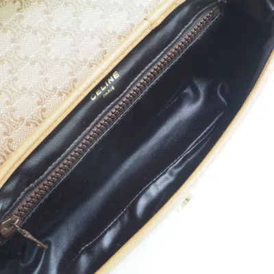Pre-owned Celine Macadam Beige Pvc Shoulder Bag ()