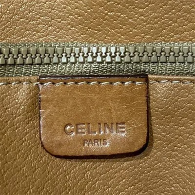 Pre-owned Celine Macadam Brown Pvc Leather Handbag Tote Bag ()