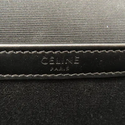 Pre-owned Celine Macadam Dark Brown Pvc Leather Shoulder Bag ()