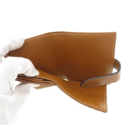 Pre-owned Celine Macadam White Leather Wallet (bi-fold) ()