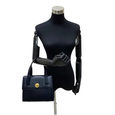 Pre-owned Celine Navy Leather Handbag Shoulder Bag ()