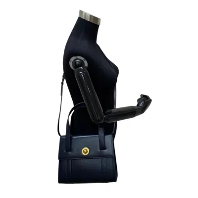Pre-owned Celine Navy Leather Handbag Shoulder Bag ()