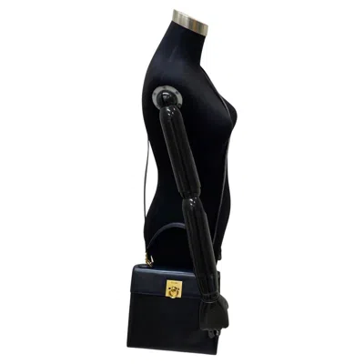 Pre-owned Celine Navy Leather Handbag Shoulder Bag ()