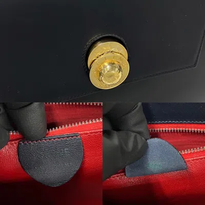 Pre-owned Celine Navy Leather Handbag Tote Bag ()