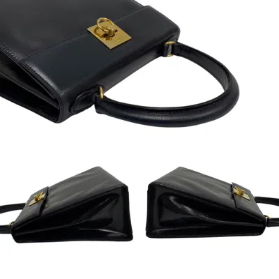 Pre-owned Celine Navy Leather Handbag Shoulder Bag ()