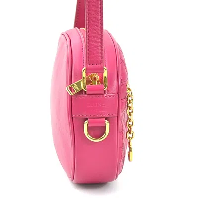 Pre-owned Celine Pink Leather Shoulder Bag ()