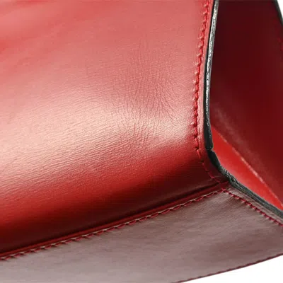Pre-owned Celine Red Color Leather Handbag Shoulder Bag ()