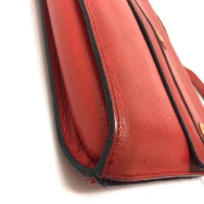 Pre-owned Celine Red Leather Shoulder Bag ()