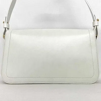 Pre-owned Celine White Leather Handbag Shoulder Bag ()
