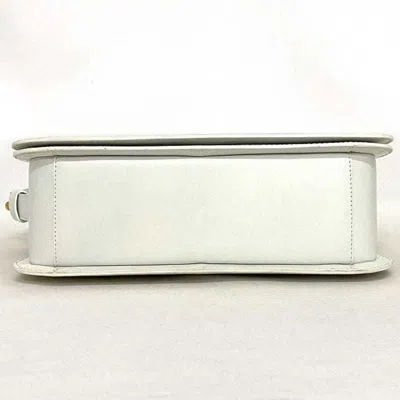 Pre-owned Celine White Leather Handbag Shoulder Bag ()