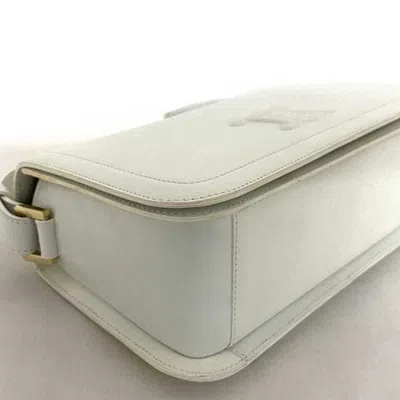 Pre-owned Celine White Leather Handbag Shoulder Bag ()