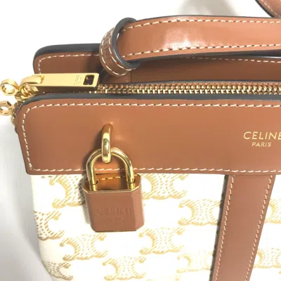 Pre-owned Celine White Leather Shoulder Bag ()
