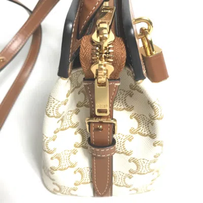 Pre-owned Celine White Leather Shoulder Bag ()