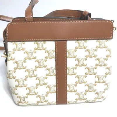 Pre-owned Celine White Leather Shoulder Bag ()
