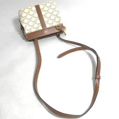 Pre-owned Celine White Leather Shoulder Bag ()