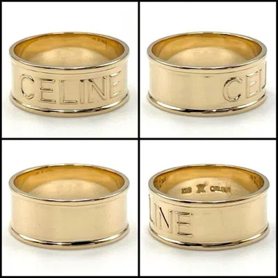 Pre-owned Celine Yellow Gold Yellow Gold (18k) Band Ring ()