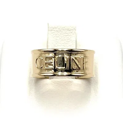 Pre-owned Celine Yellow Gold Yellow Gold (18k) Band Ring ()