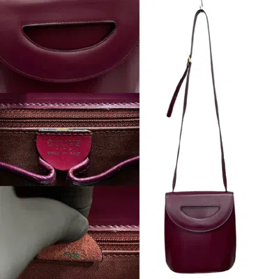 Pre-owned Celine Wine Shoulder Bag ()