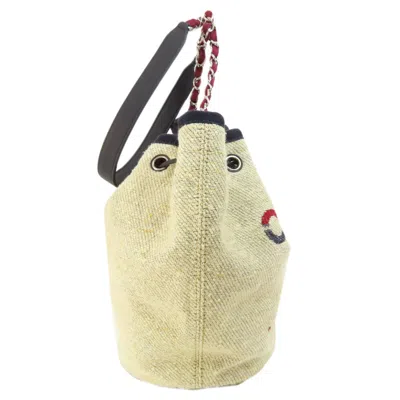 Pre-owned Chanel Beige Canvas Shoulder Bag ()