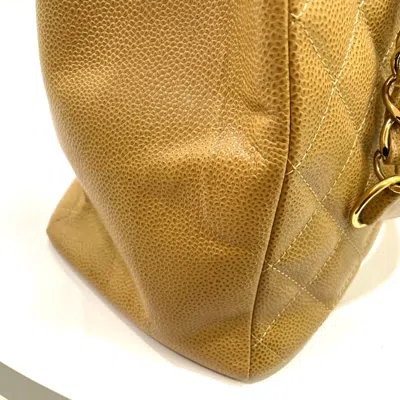 Pre-owned Chanel Beige Leather Tote Bag ()