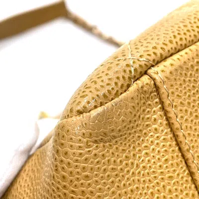 Pre-owned Chanel Beige Leather Tote Bag ()