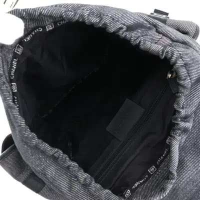 Pre-owned Chanel Black Canvas Backpack ()