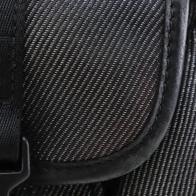 Pre-owned Chanel Black Canvas Backpack ()