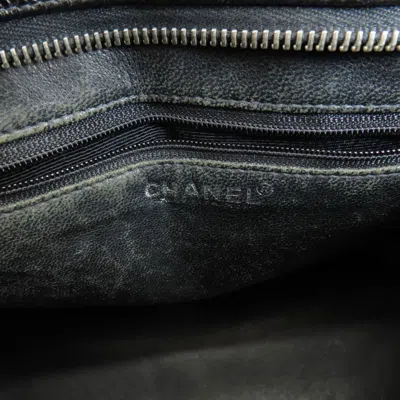 Pre-owned Chanel Black Caviar Leather Tote Bag ()