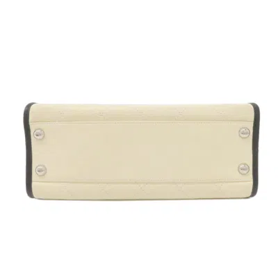 Pre-owned Chanel Black Ivory Caviar Leather Tote Bag () In Black, Ivory