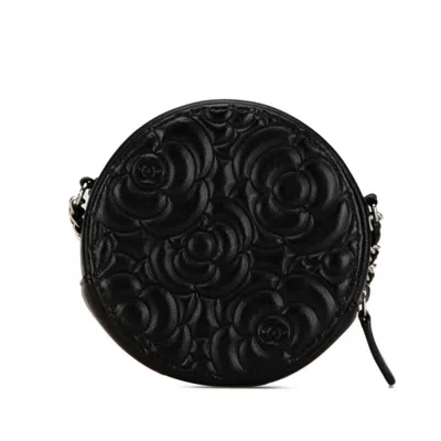 Pre-owned Chanel Black Leather Pochette Shoulder Bag ()