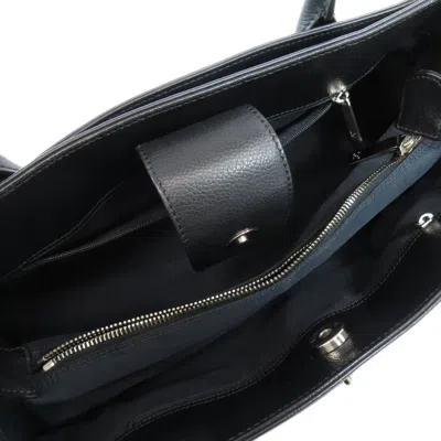 Pre-owned Chanel Black Leather Tote Bag ()