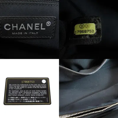 Pre-owned Chanel Black Leather Tote Bag ()