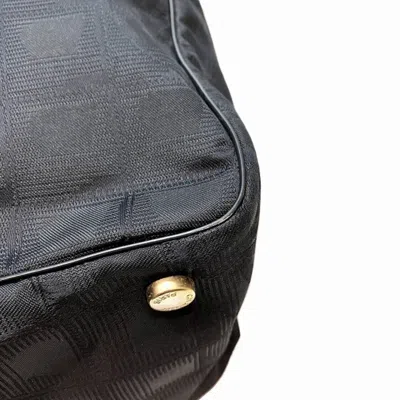 Pre-owned Chanel Black Nylon Shoulder Bag Tote Bag ()
