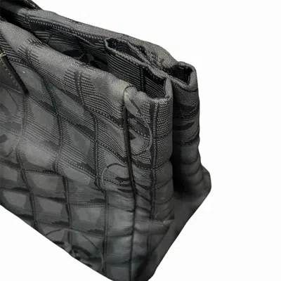 Pre-owned Chanel Black Nylon Tote Bag ()