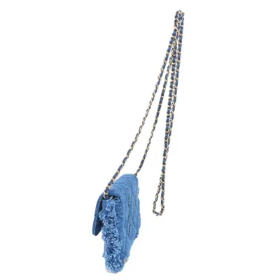 Pre-owned Chanel Blue Denim Shoulder Bag ()