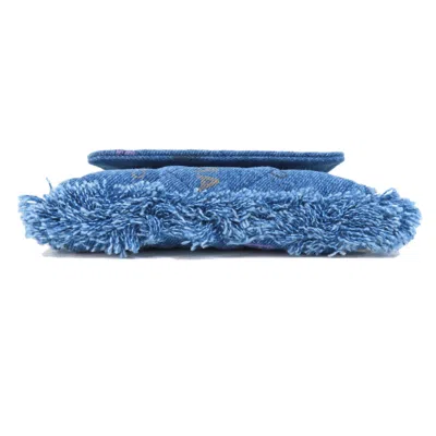 Pre-owned Chanel Blue Denim Shoulder Bag ()