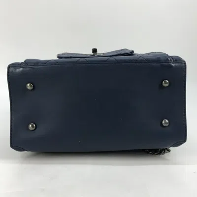 Pre-owned Chanel Blue Leather Shoulder Bag ()