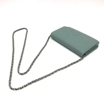 Pre-owned Chanel Blue Leather Shoulder Bag ()