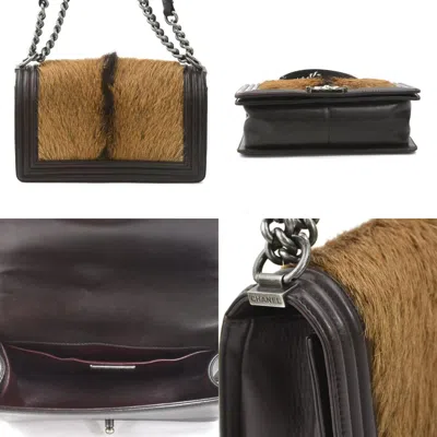 Pre-owned Chanel Brown Leather Shoulder Bag ()