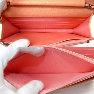 Pre-owned Chanel Caviar Skin Salmon Pink Caviar Leather Shoulder Bag ()