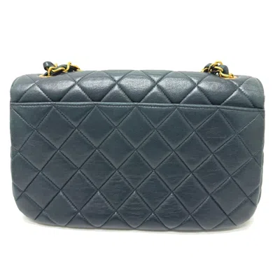 Pre-owned Chanel Navy Leather Tote Bag ()