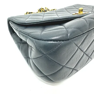 Pre-owned Chanel Navy Leather Tote Bag ()
