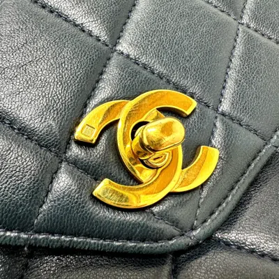 Pre-owned Chanel Navy Leather Tote Bag ()
