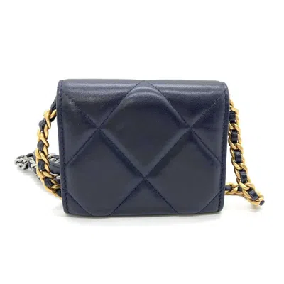 Pre-owned Chanel Navy Shoulder Bag ()