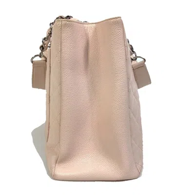 Pre-owned Chanel Pink Leather Tote Bag ()