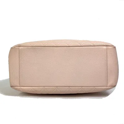 Pre-owned Chanel Pink Leather Tote Bag ()