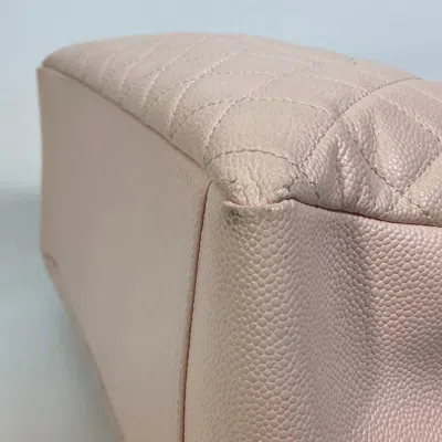 Pre-owned Chanel Pink Leather Tote Bag ()