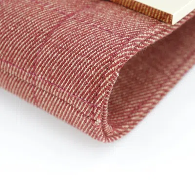 Pre-owned Chanel Red Color Cotton Canvas Shoulder Bag ()
